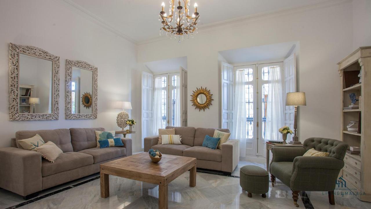 Apartamento Living4Malaga Aduana Presidential Exterior foto